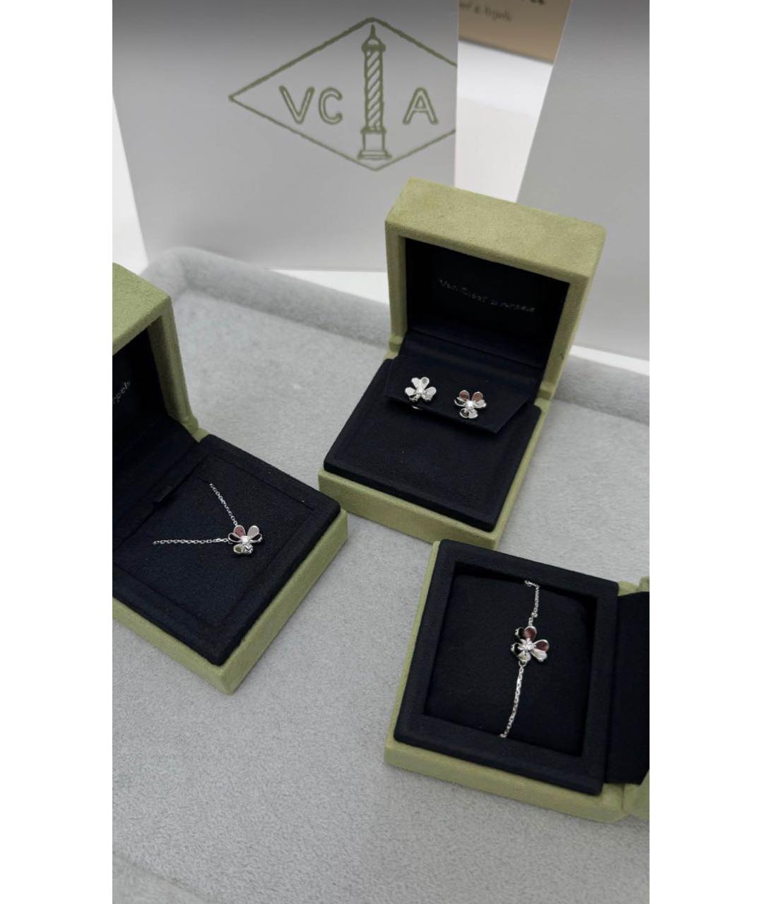 VAN CLEEF & ARPELS Серебряное колье из белого золота, фото 3