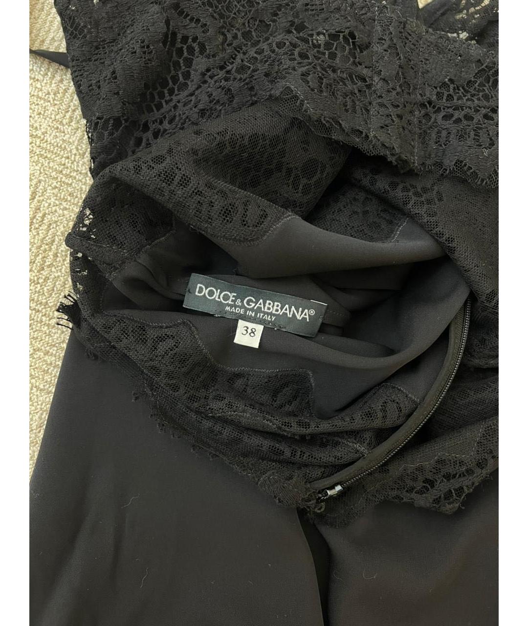 DOLCE&GABBANA Черное платье, фото 2