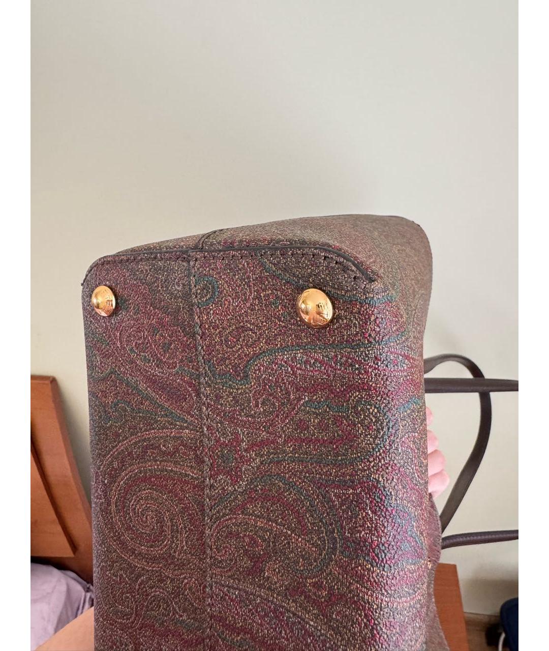ETRO Коричневая сумка тоут, фото 8