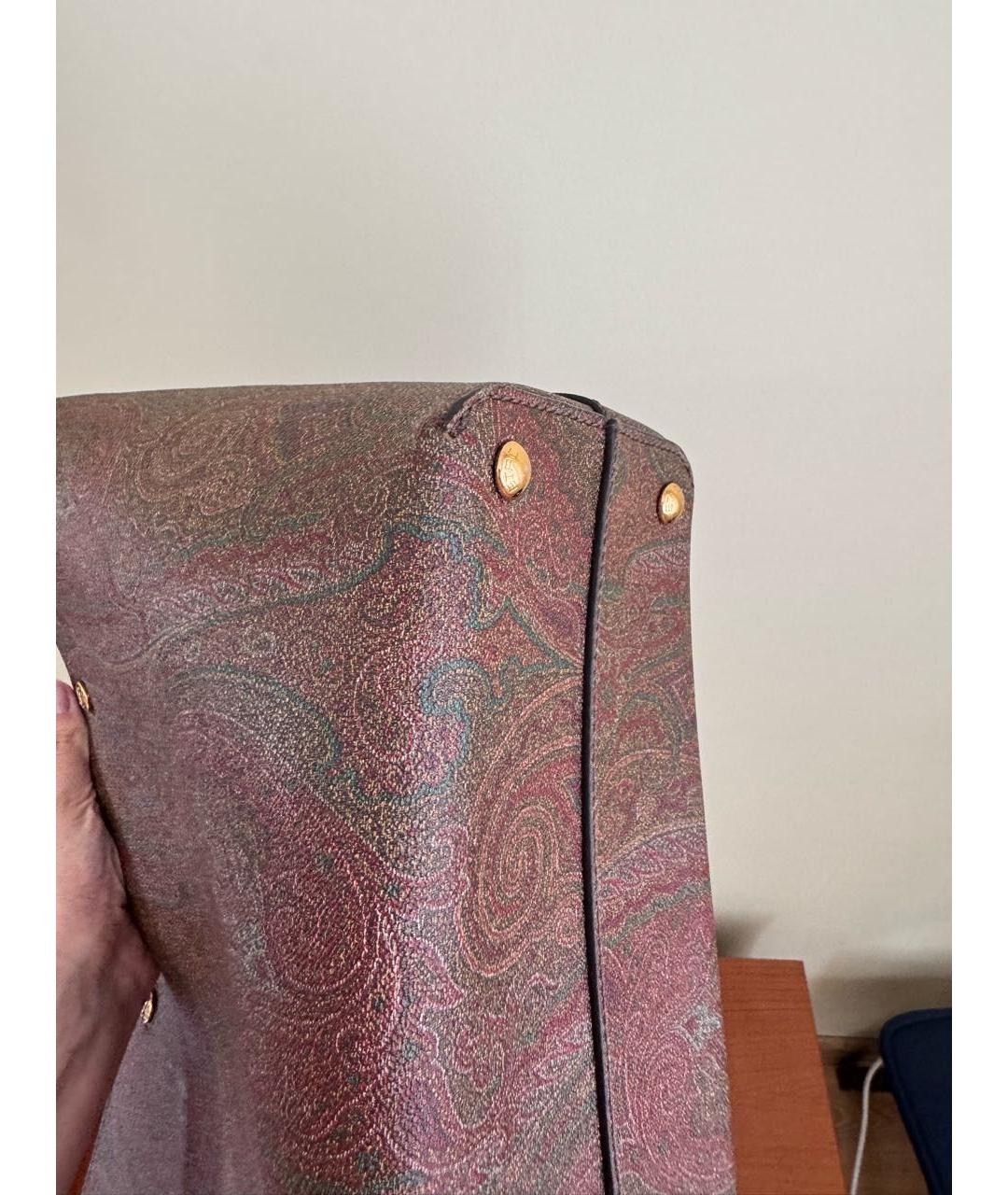 ETRO Коричневая сумка тоут, фото 6