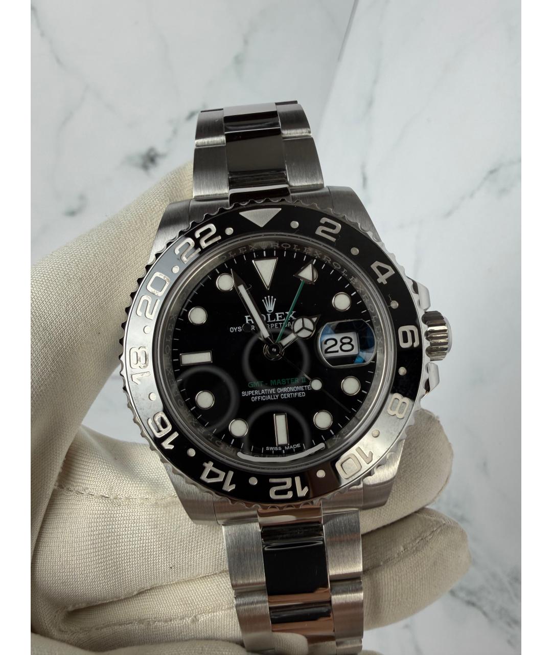 ROLEX Черные часы, фото 2