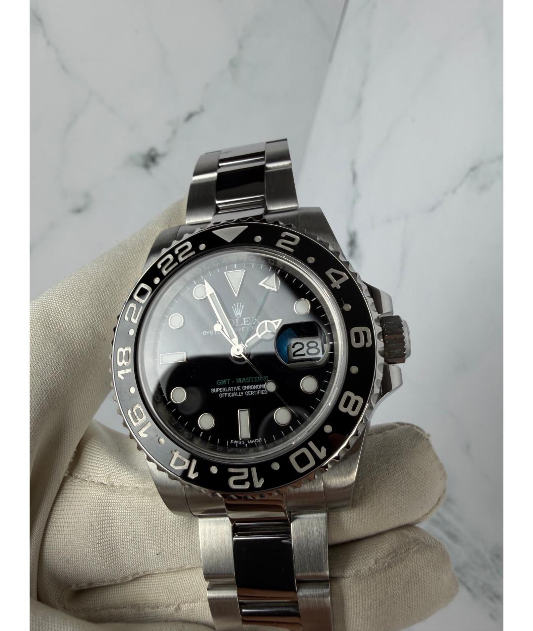 ROLEX Черные часы, фото 3