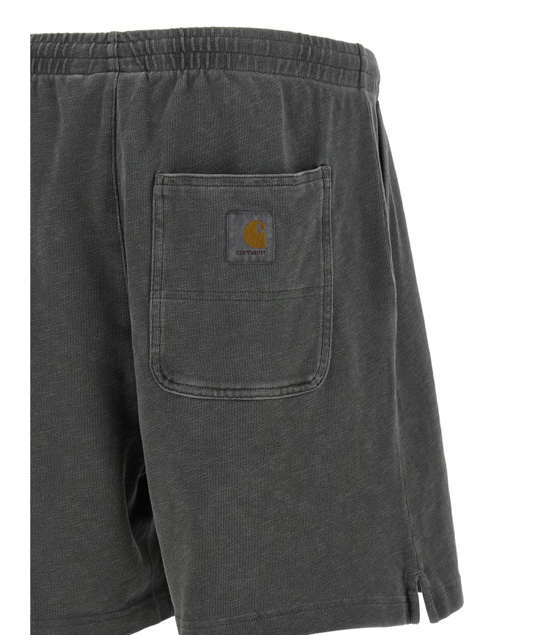 CARHARTT WIP Черные хлопковые шорты, фото 4