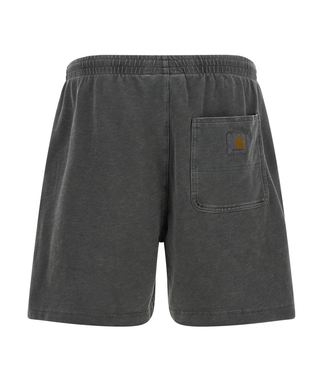 CARHARTT WIP Черные хлопковые шорты, фото 2