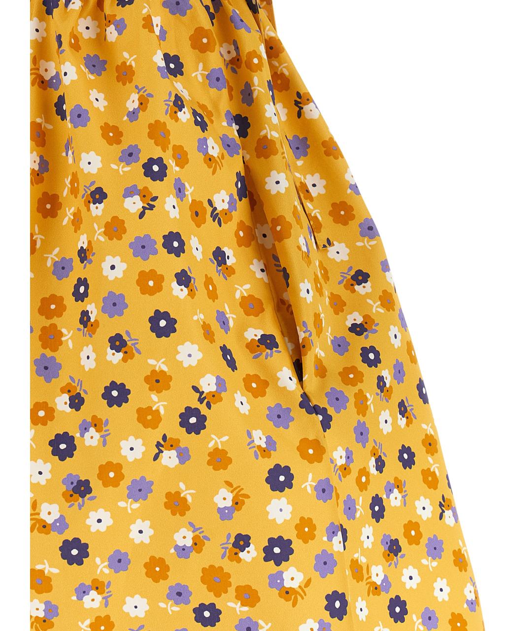 MIU MIU Мульти хлопковое повседневное платье, фото 4