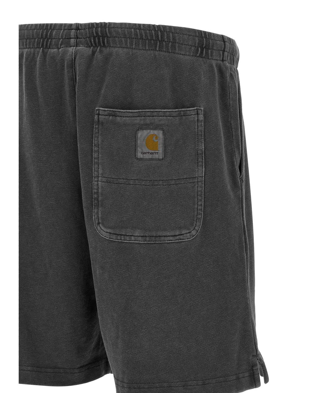 CARHARTT WIP Серые хлопковые шорты, фото 4