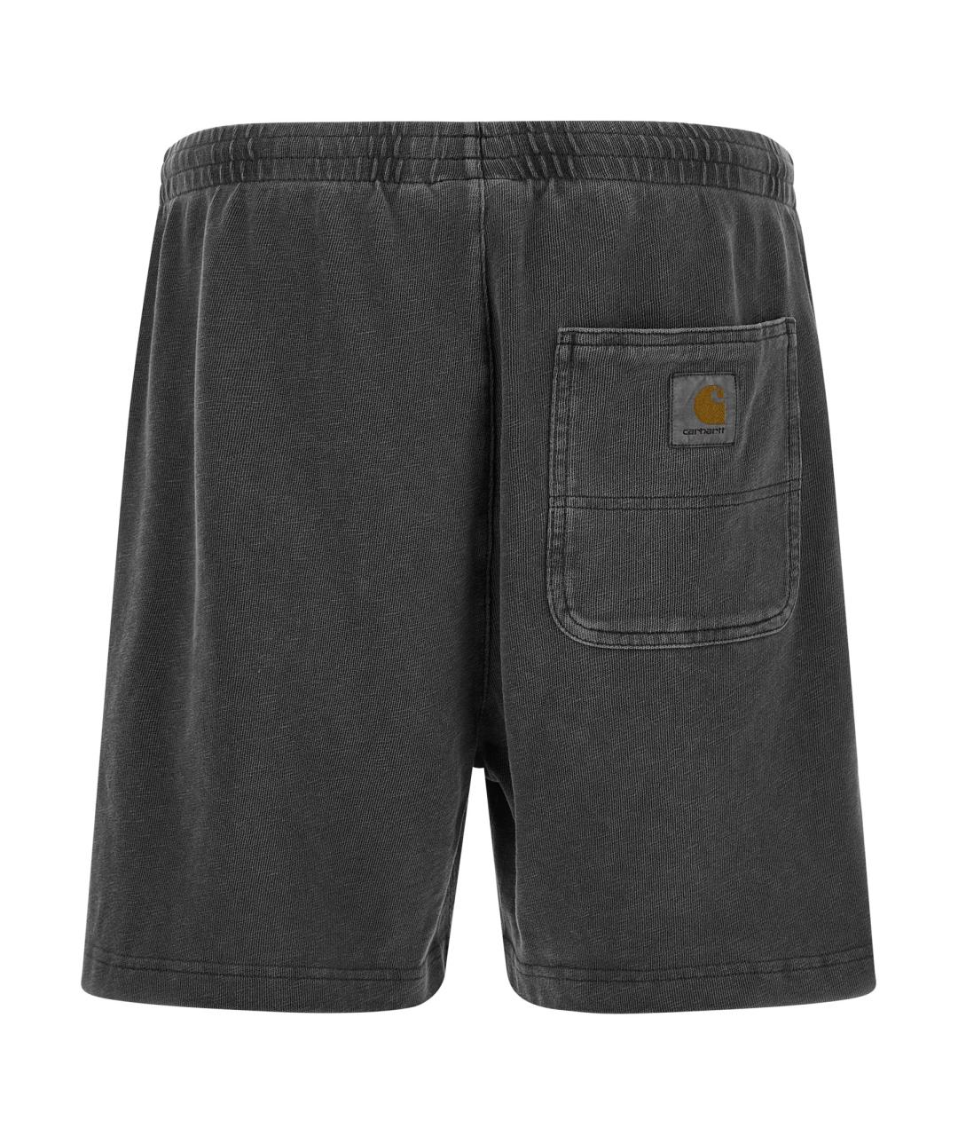 CARHARTT WIP Серые хлопковые шорты, фото 2