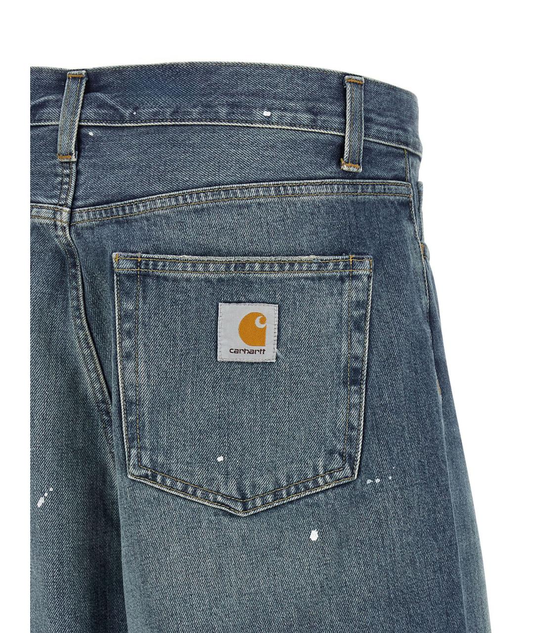 CARHARTT WIP Синие хлопковые шорты, фото 4