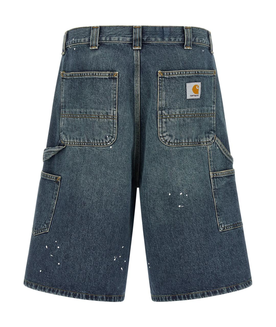 CARHARTT WIP Синие хлопковые шорты, фото 2