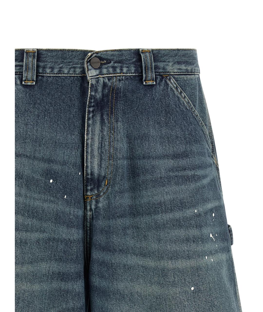 CARHARTT WIP Синие хлопковые шорты, фото 3