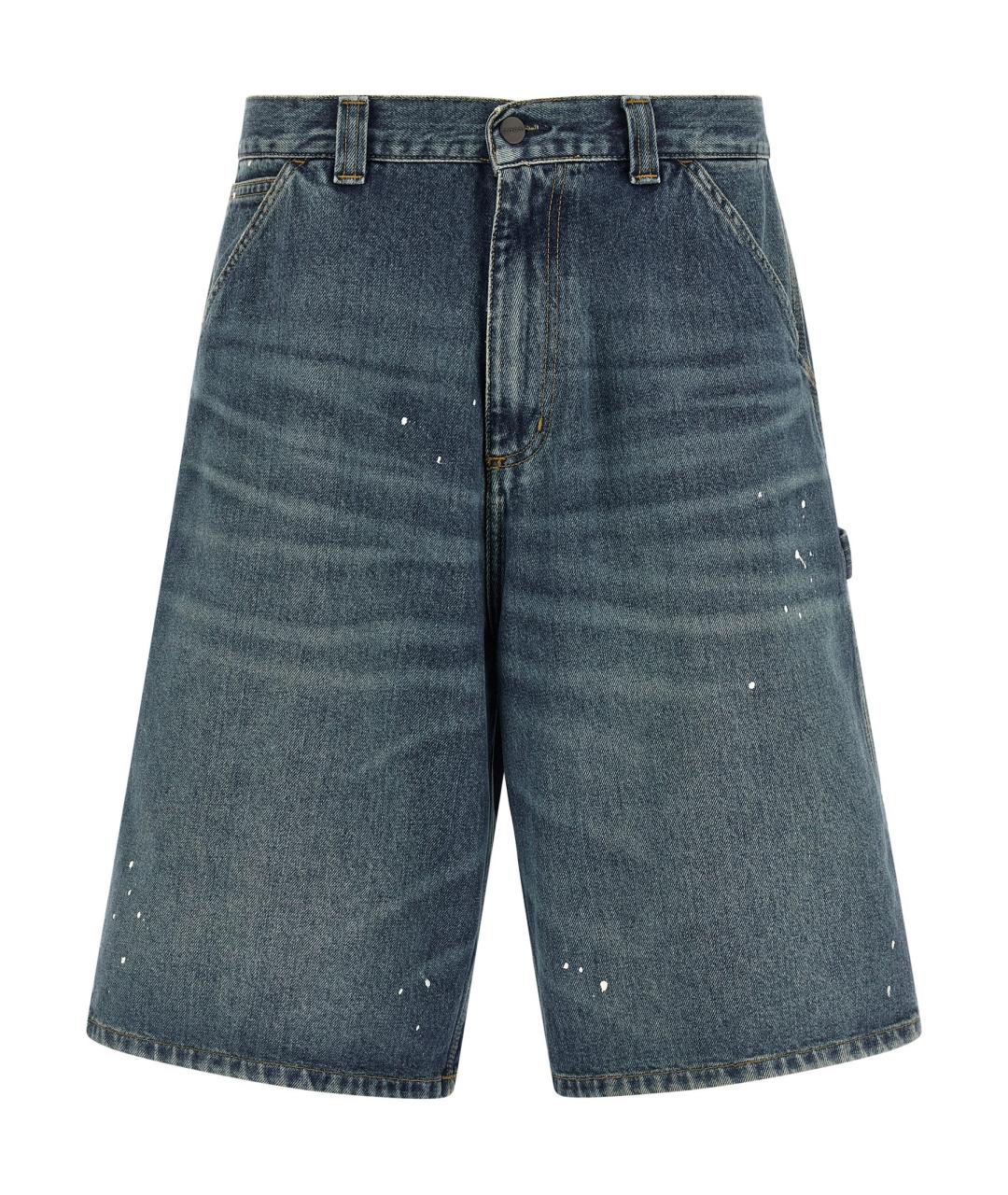 CARHARTT WIP Синие хлопковые шорты, фото 1