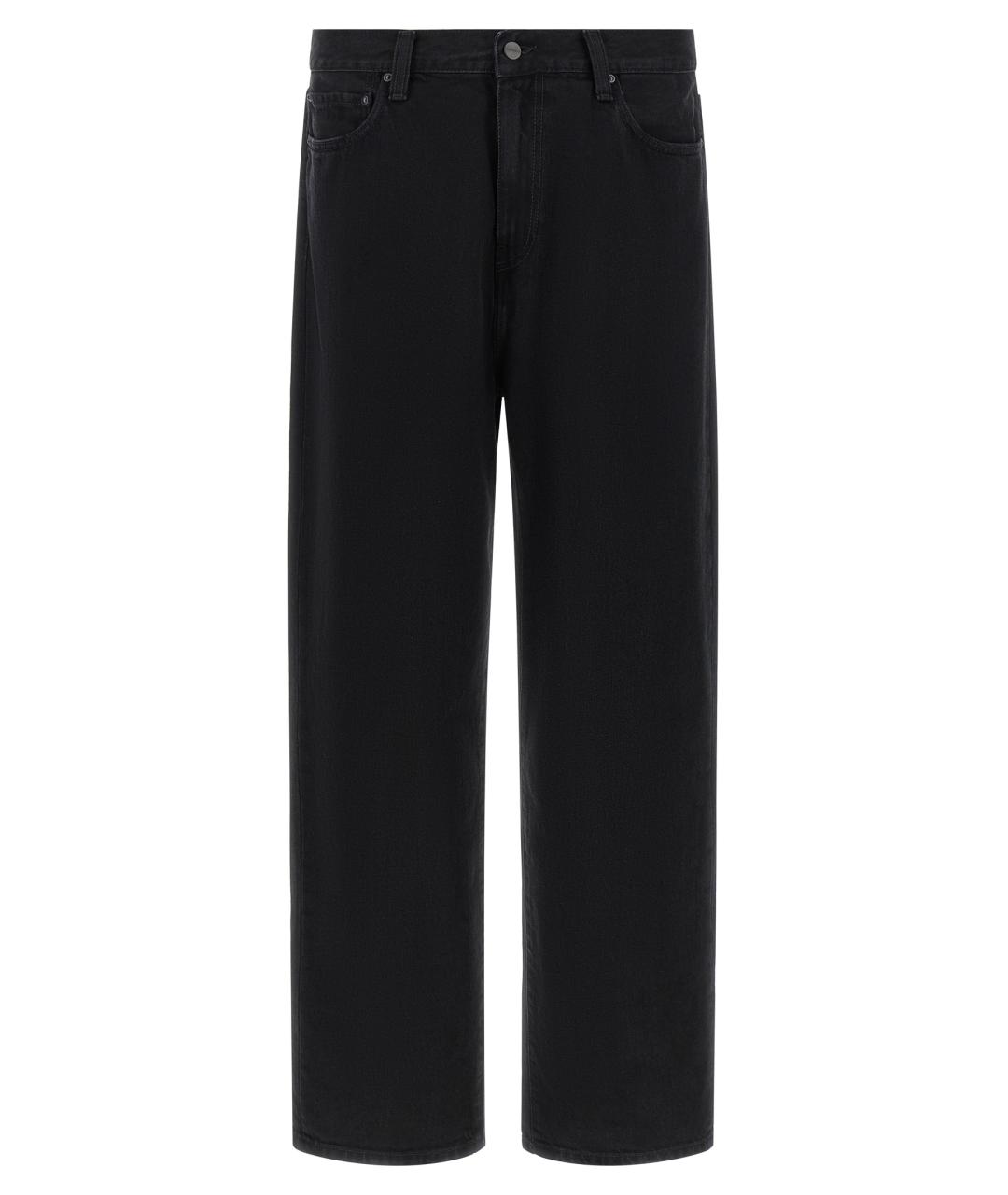 CARHARTT WIP Черные хлопковые прямые джинсы, фото 1