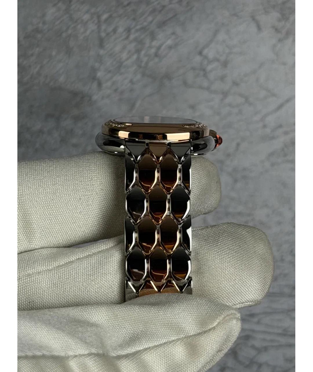 BVLGARI Зеленые серьги из розового золота, фото 5