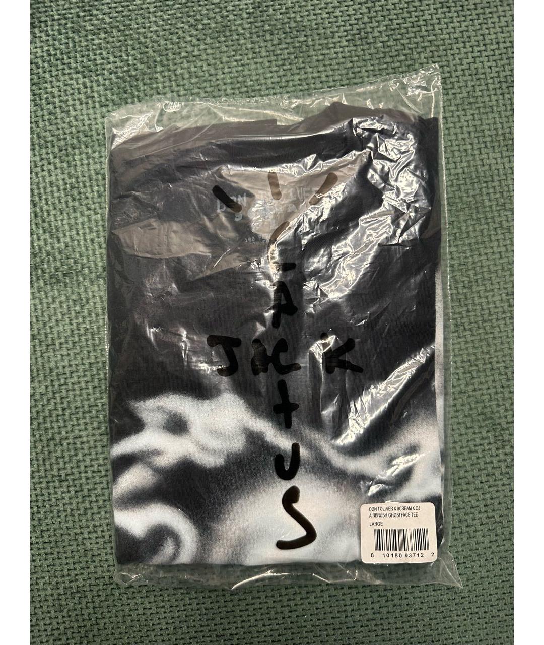 CACTUS JACK BY TRAVIS SCOTT Черная хлопковая футболка, фото 6