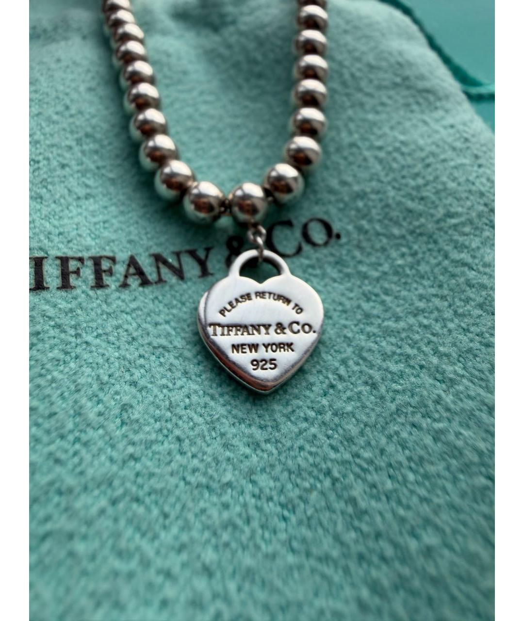 TIFFANY&CO Бирюзовый серебряный браслет, фото 4
