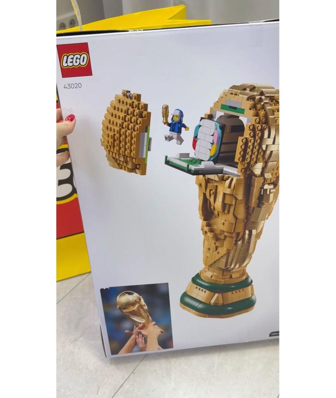 LEGO Желтая пластиковая игрушка, фото 4