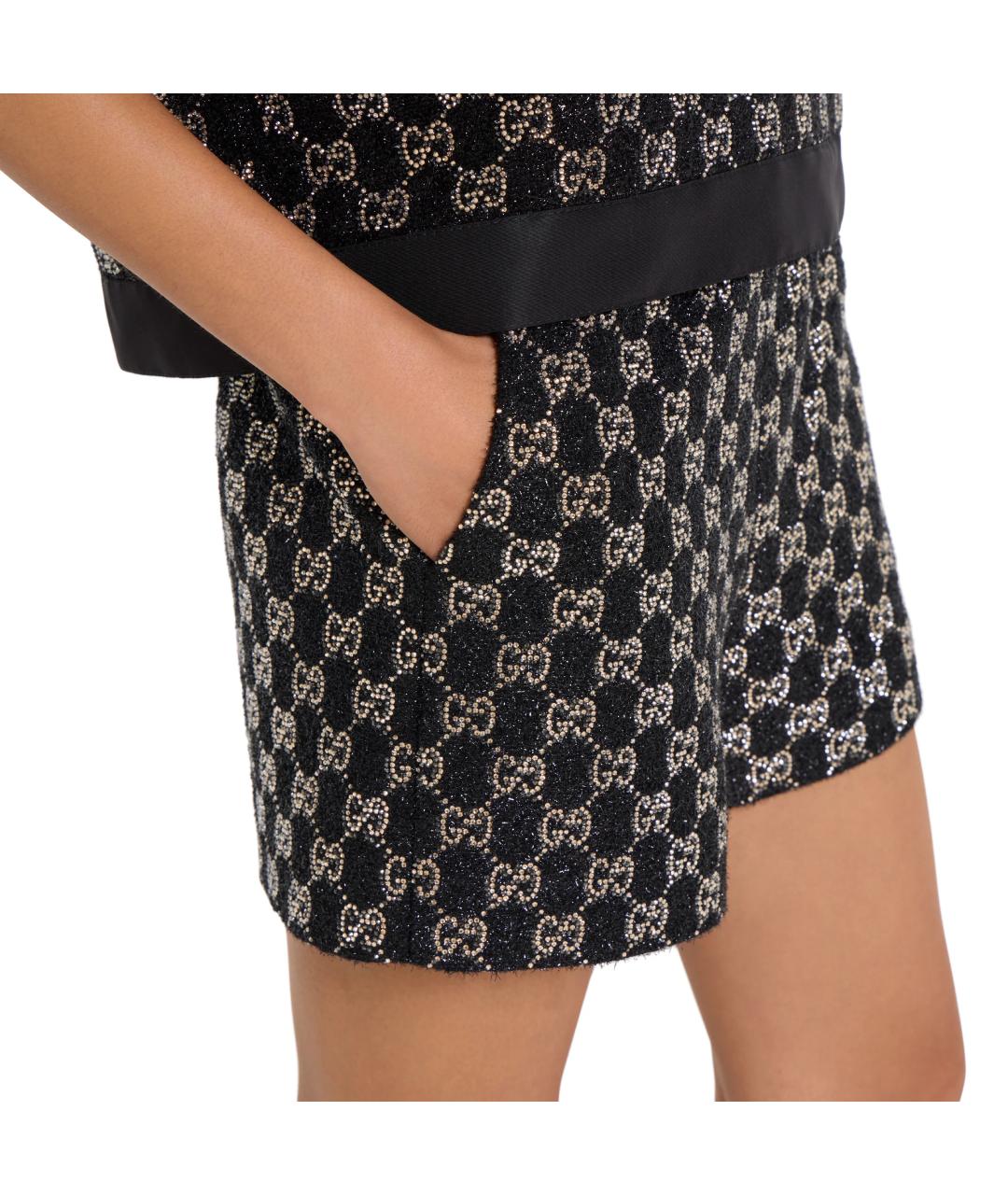 GUCCI Черные шорты, фото 3