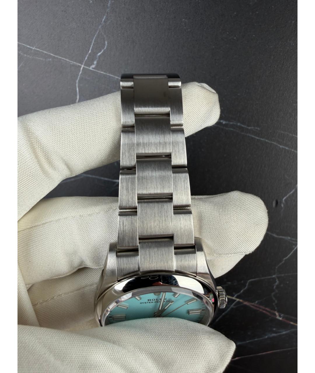 ROLEX Голубые часы, фото 7