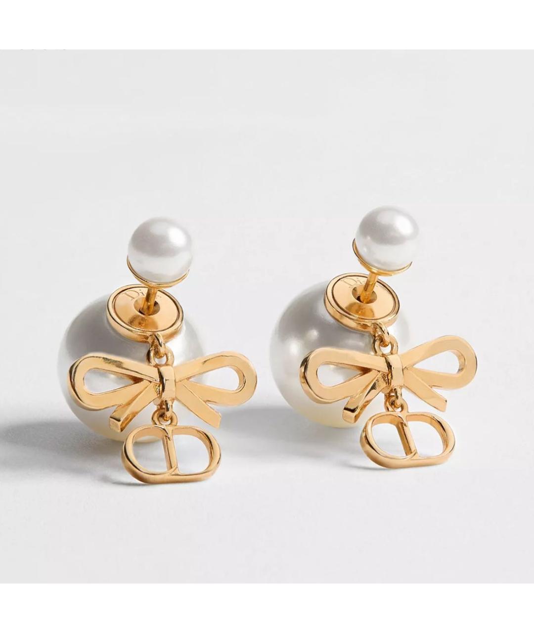 CHRISTIAN DIOR Золотые серьги, фото 4