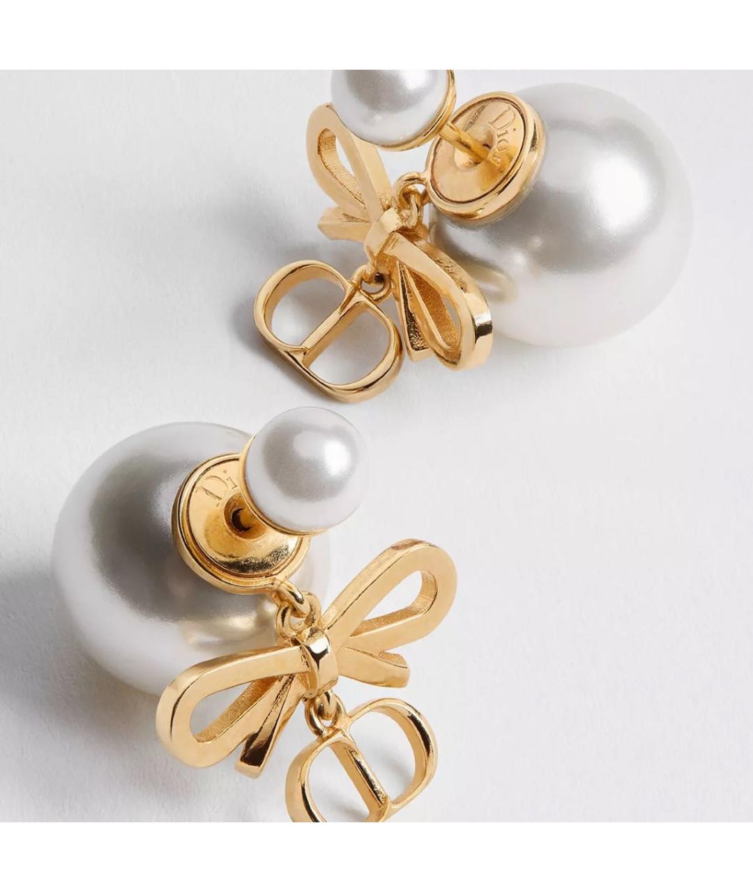 CHRISTIAN DIOR Золотые серьги, фото 2