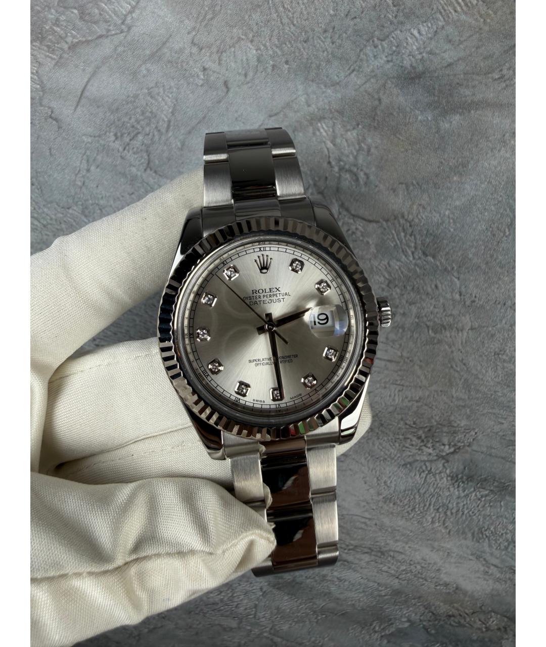 ROLEX Серые часы, фото 2