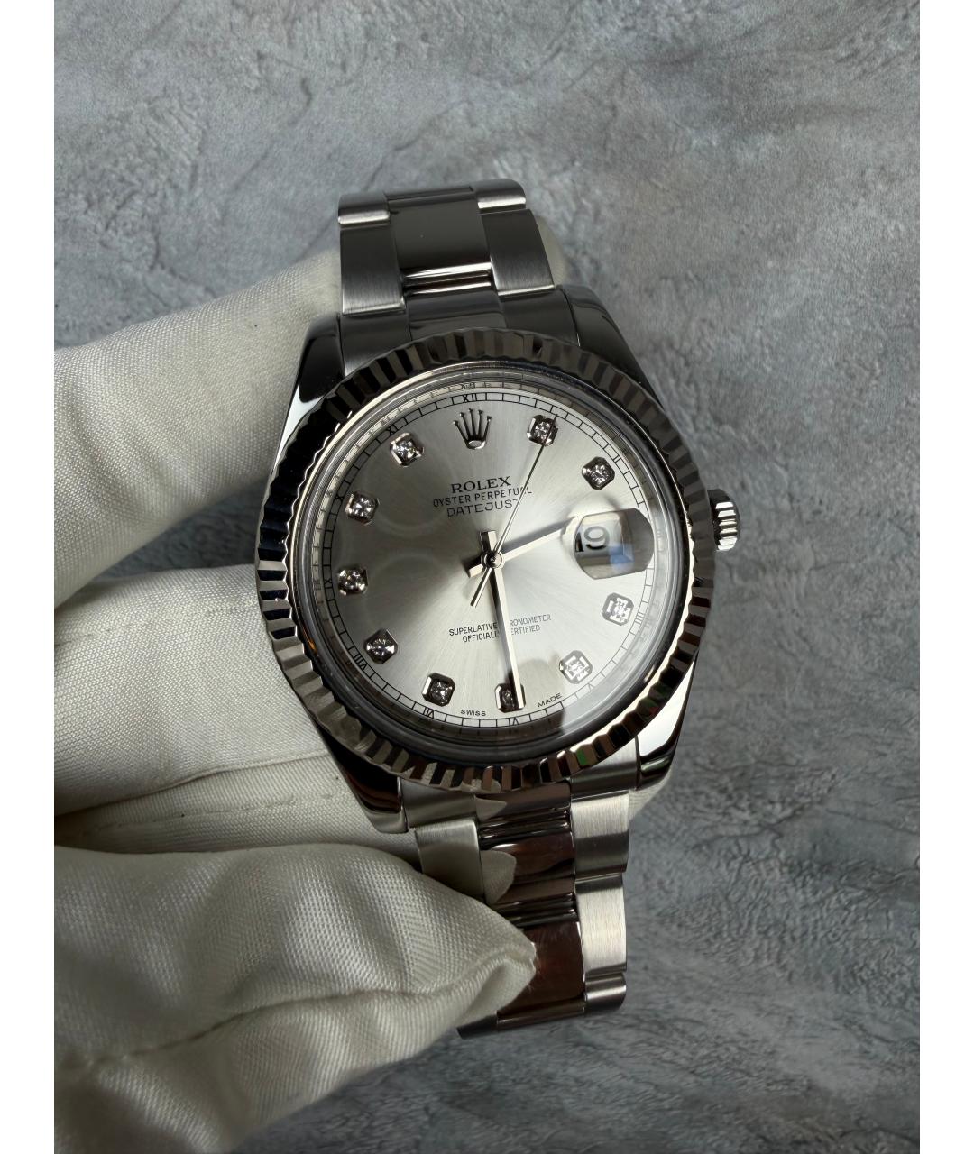 ROLEX Серые часы, фото 3