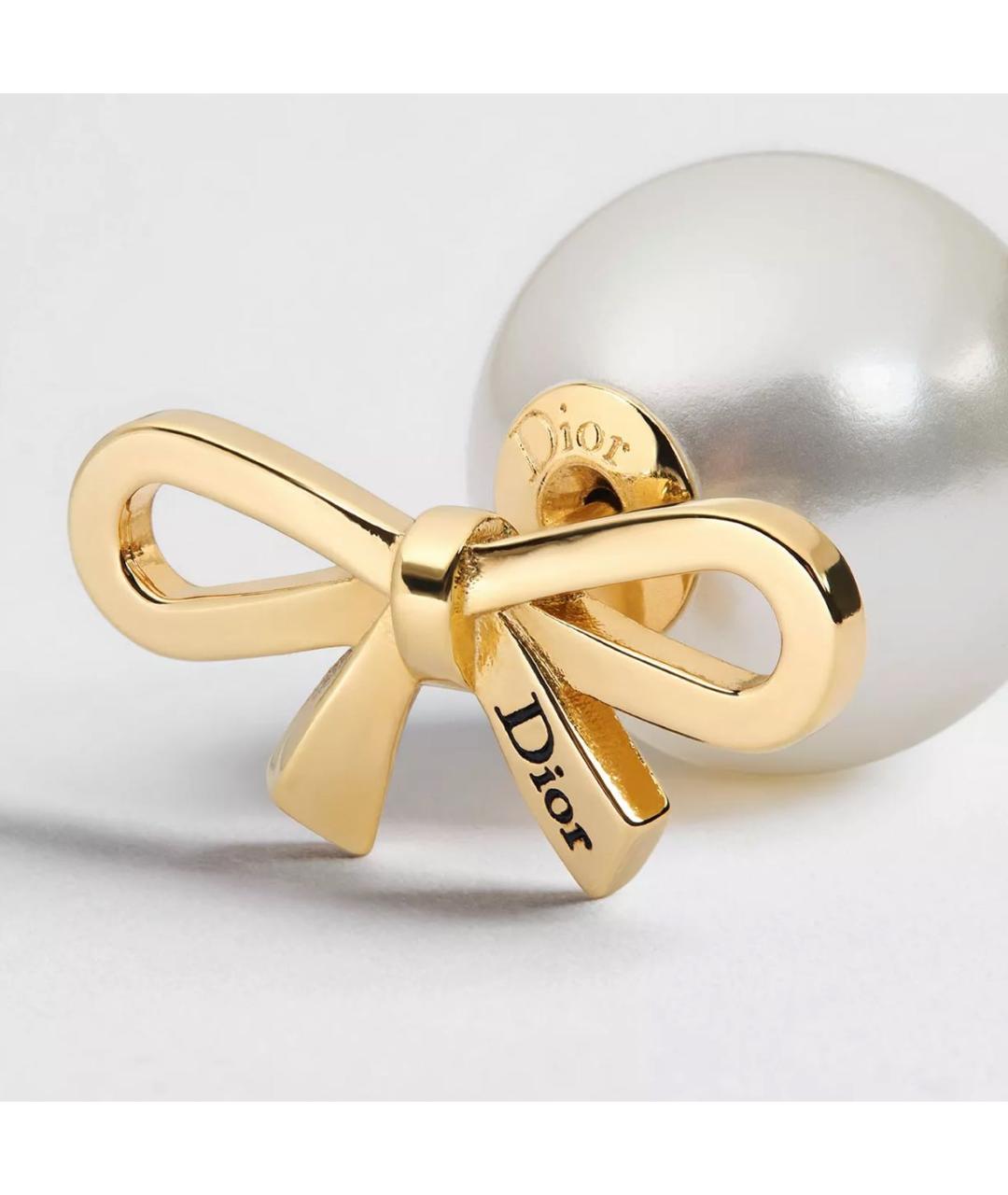 CHRISTIAN DIOR Золотые серьги, фото 2