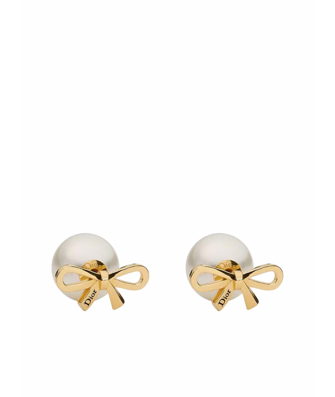 CHRISTIAN DIOR Золотые серьги, фото 1
