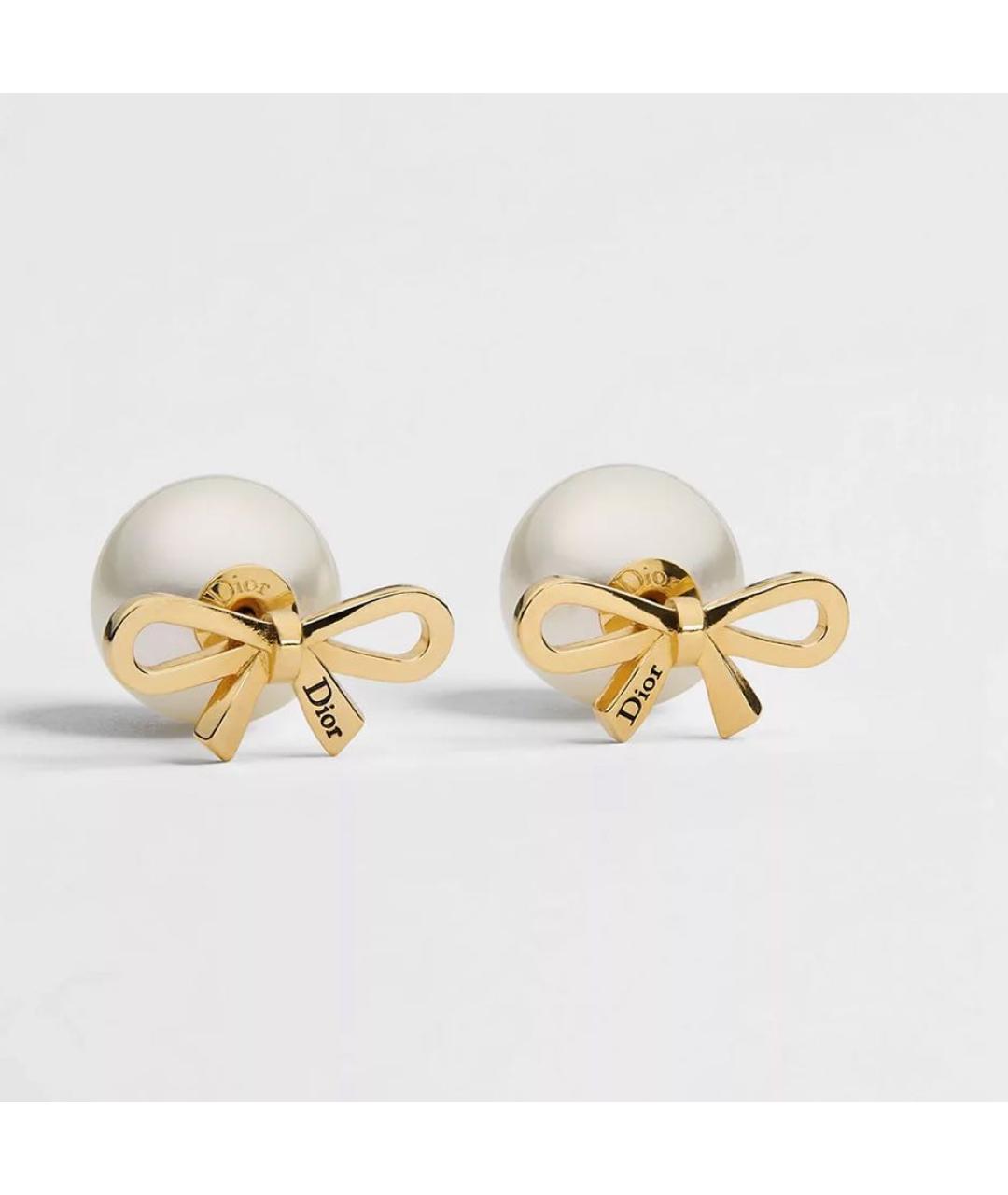 CHRISTIAN DIOR Золотые серьги, фото 4