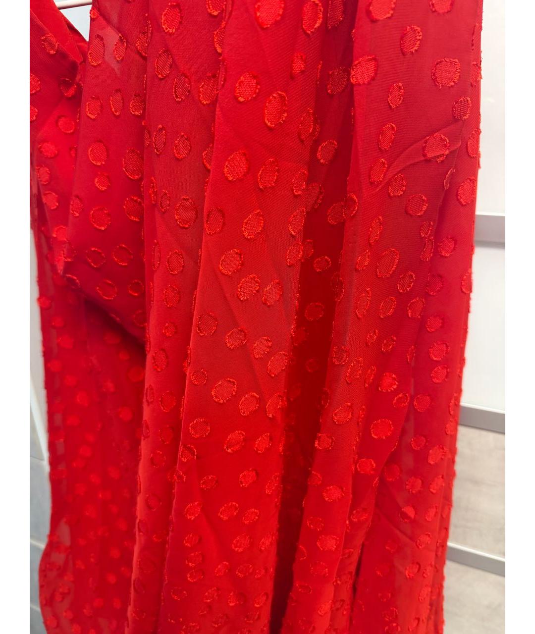 STELLA MCCARTNEY Красное полиэстеровое коктейльное платье, фото 3