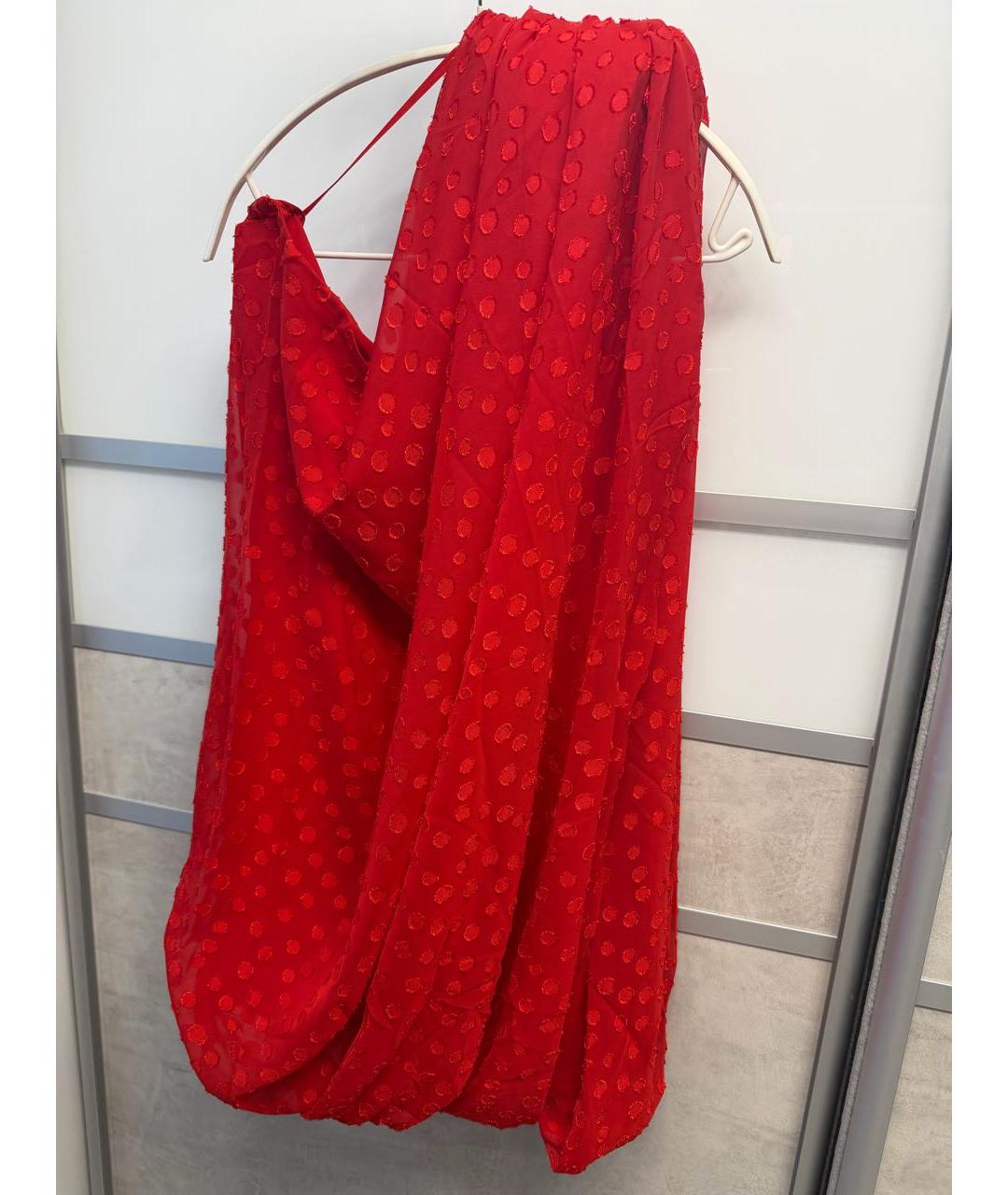 STELLA MCCARTNEY Красное полиэстеровое коктейльное платье, фото 2