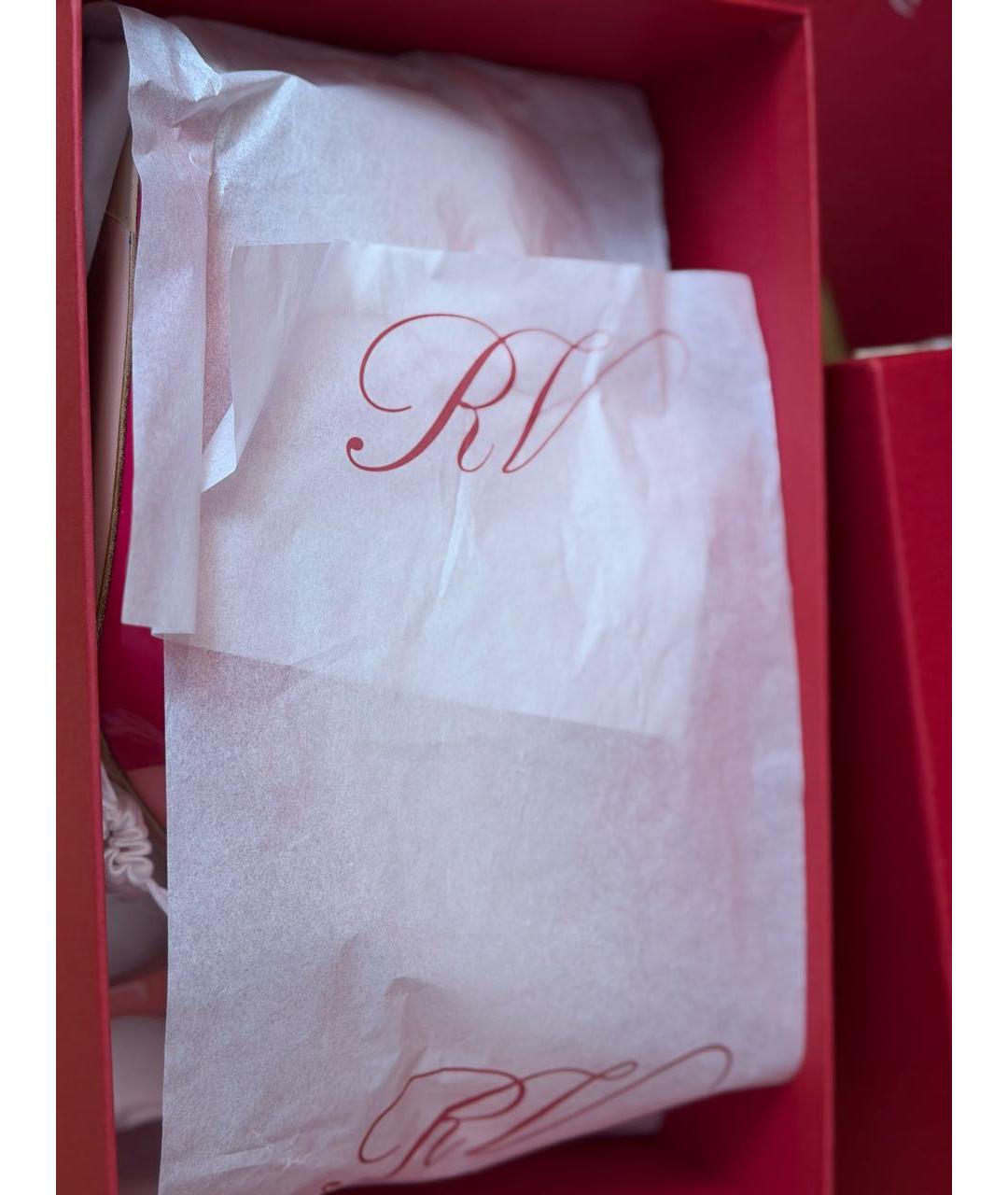 ROGER VIVIER Розовые туфли из лакированной кожи, фото 5