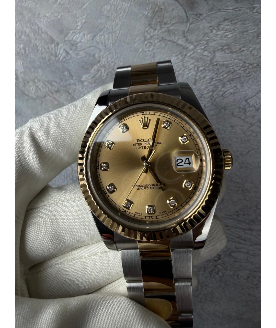 ROLEX Золотые часы из желтого золота, фото 2