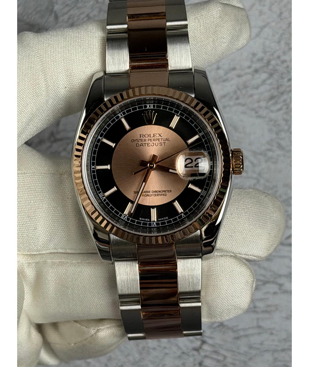 ROLEX Часы из розового золота, фото 3