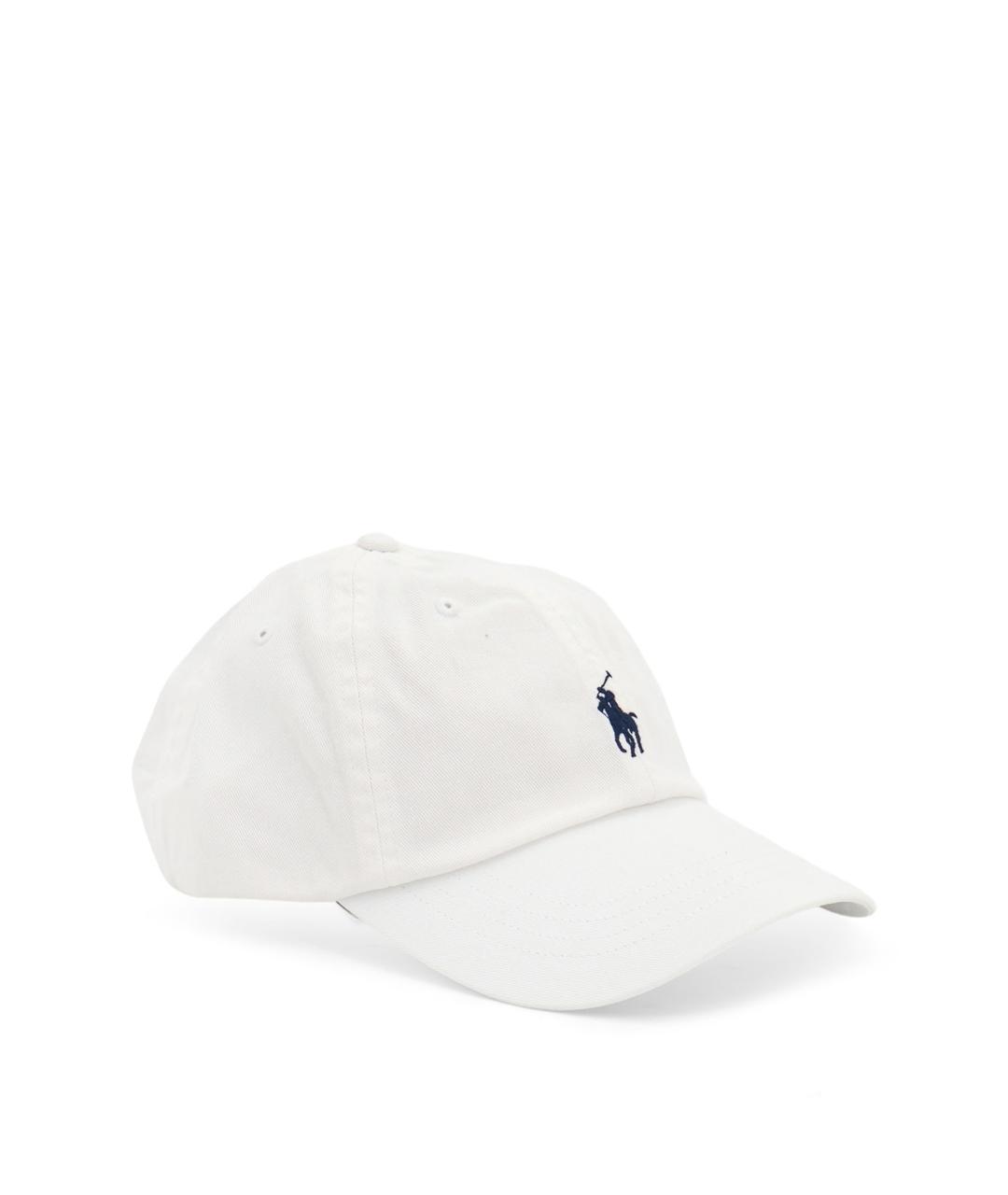 POLO RALPH LAUREN Белая хлопковая кепка, фото 2