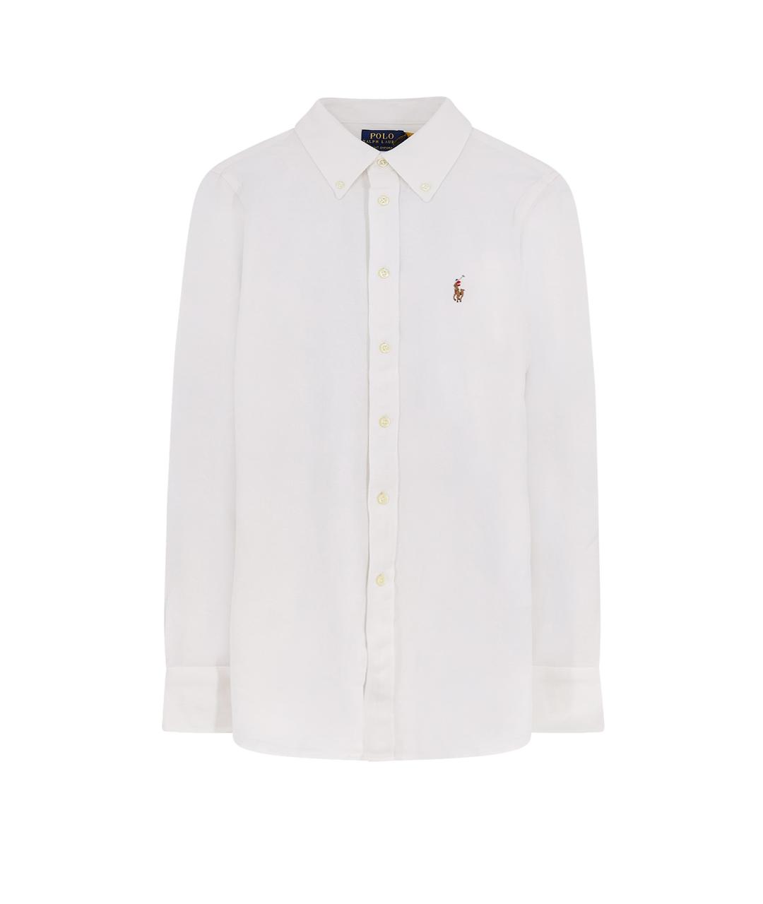 POLO RALPH LAUREN Белая хлопковая рубашка, фото 1