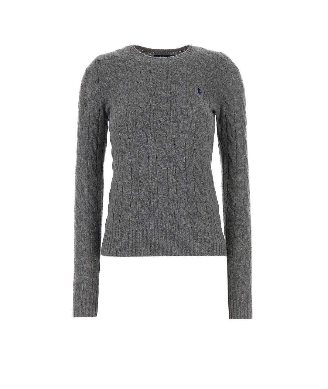 POLO RALPH LAUREN Серый кашемировый джемпер / свитер, фото 1
