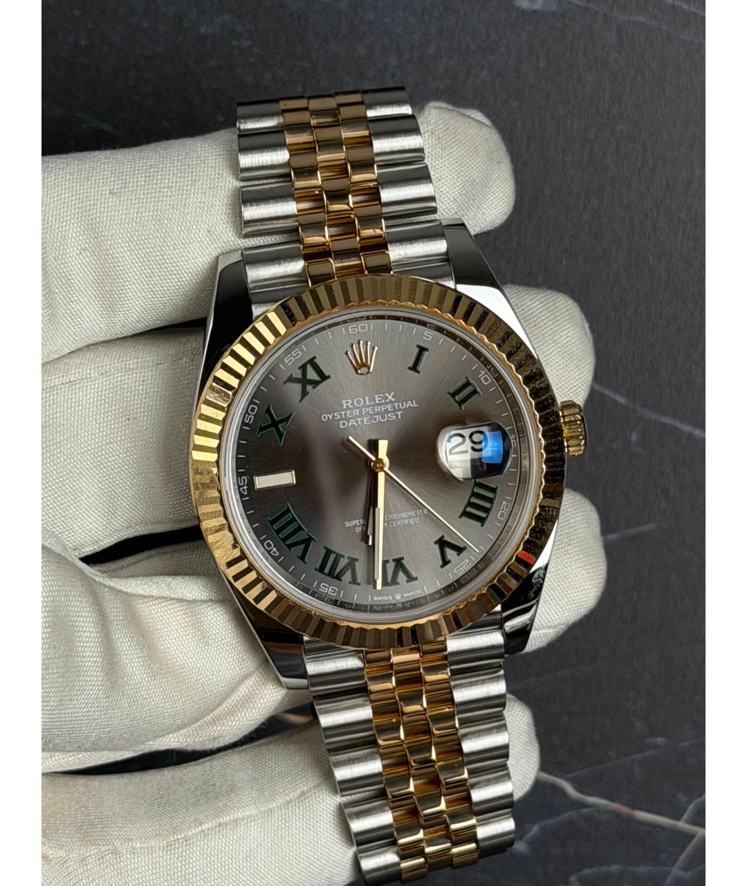 ROLEX Серые часы, фото 2
