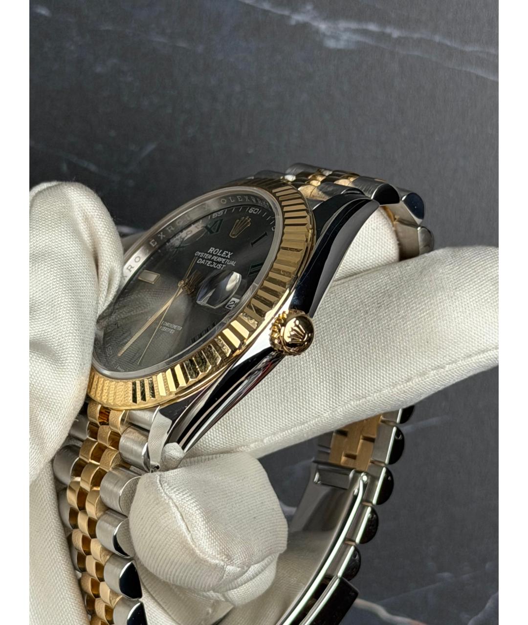ROLEX Серые часы, фото 4