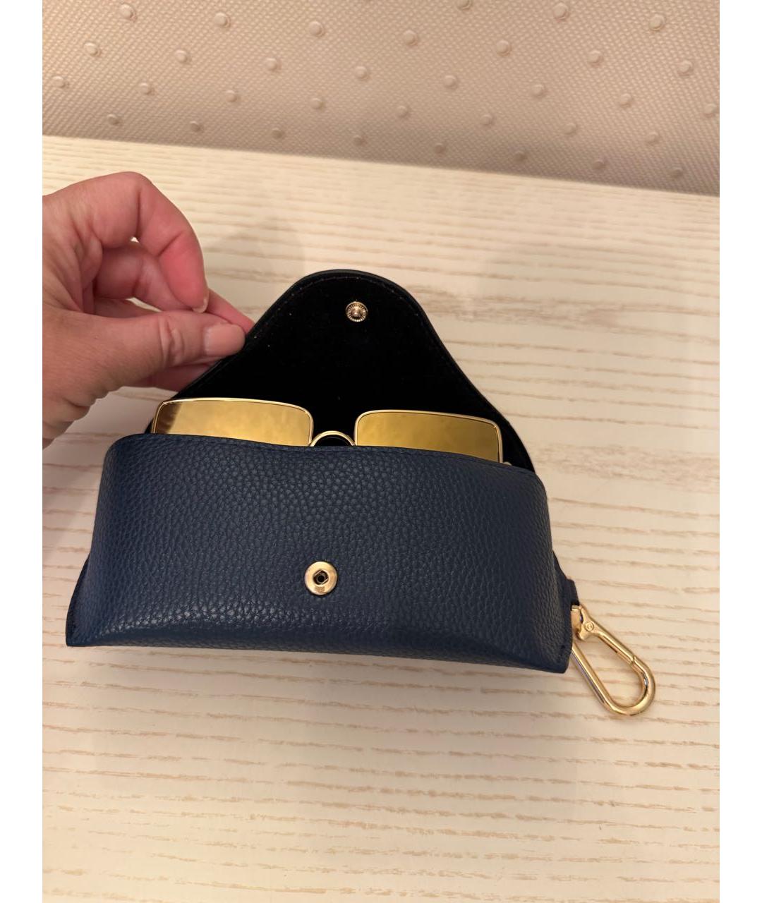 LOEWE Золотые металлические солнцезащитные очки, фото 5