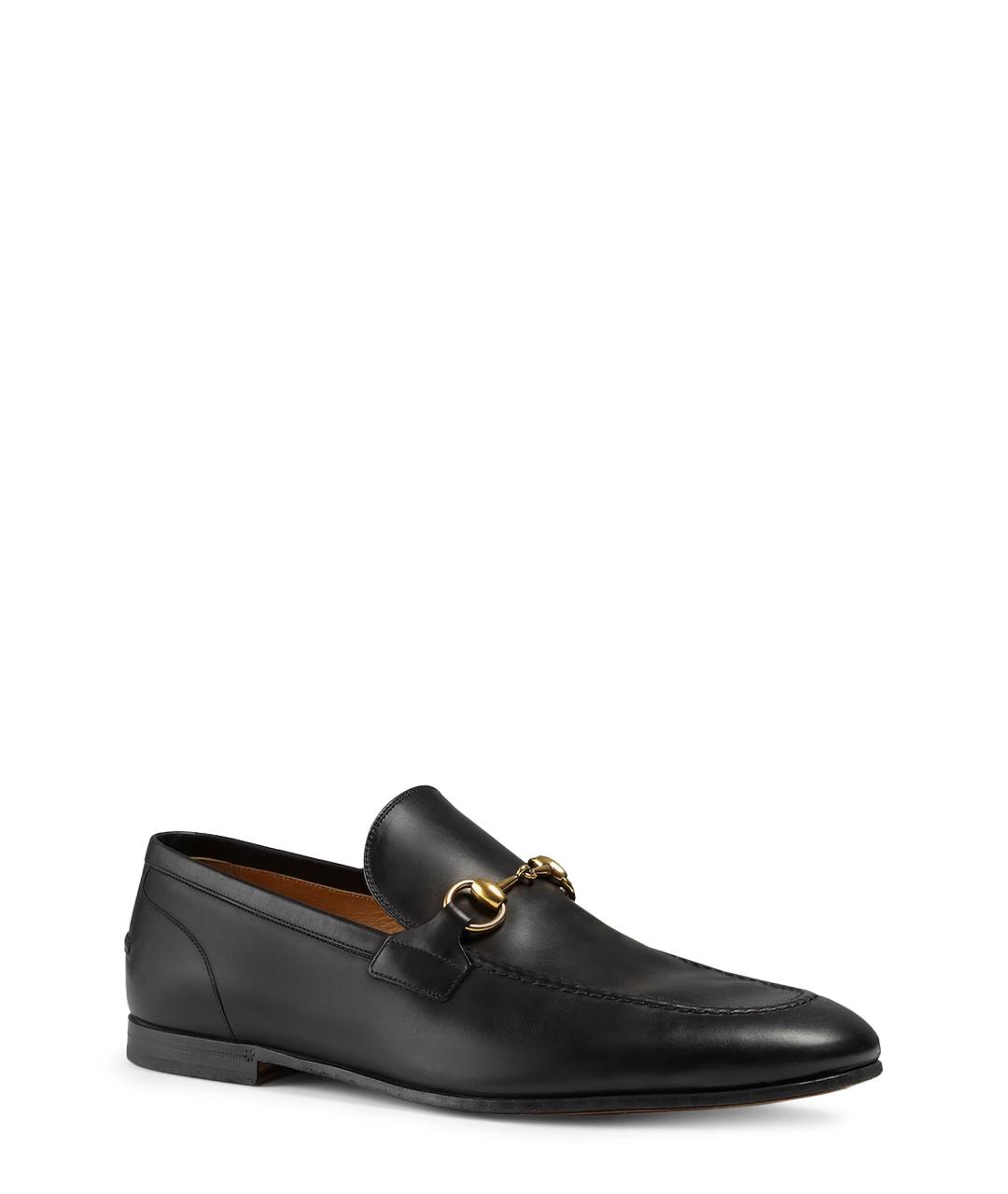 GUCCI Черные кожаные лоферы, фото 2