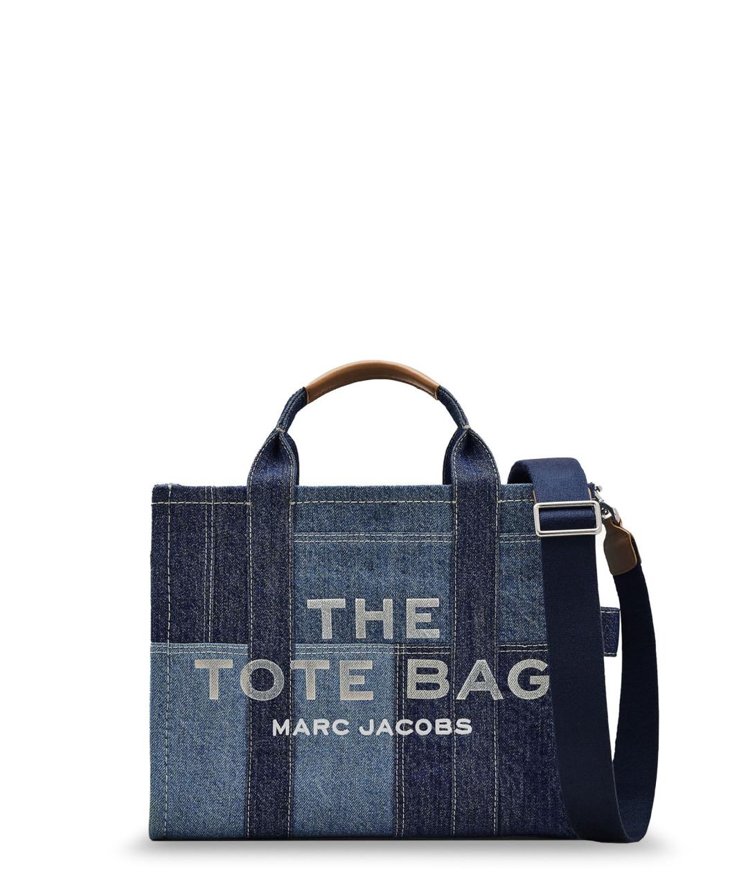 MARC JACOBS Синяя хлопковая сумка тоут, фото 1
