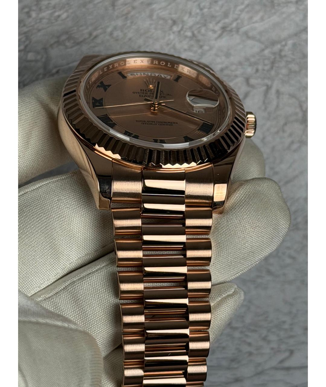 ROLEX Золотые часы из розового золота, фото 6