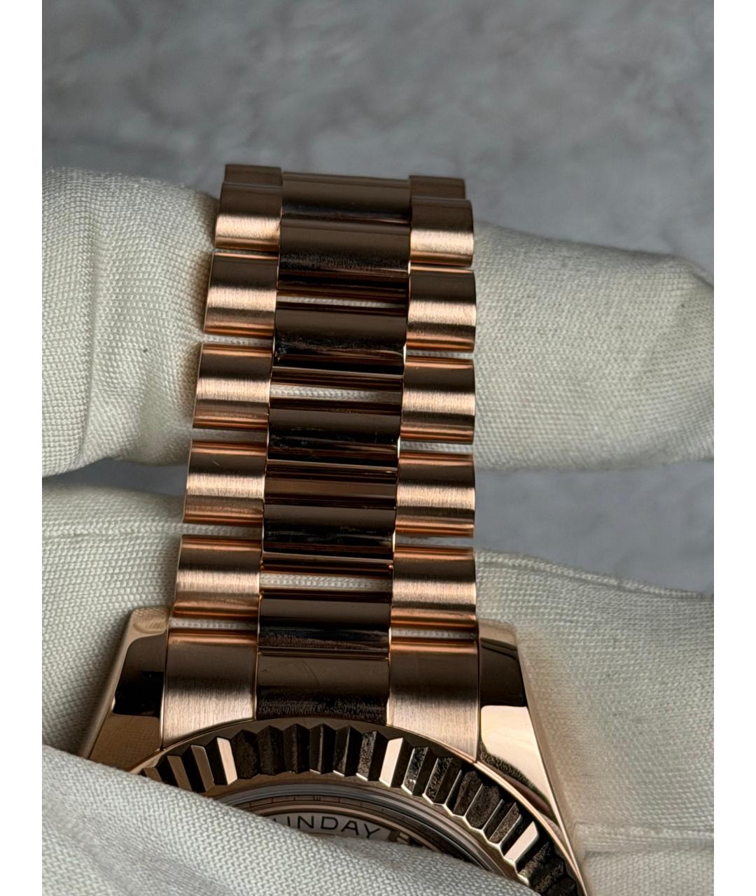 ROLEX Золотые часы из розового золота, фото 7