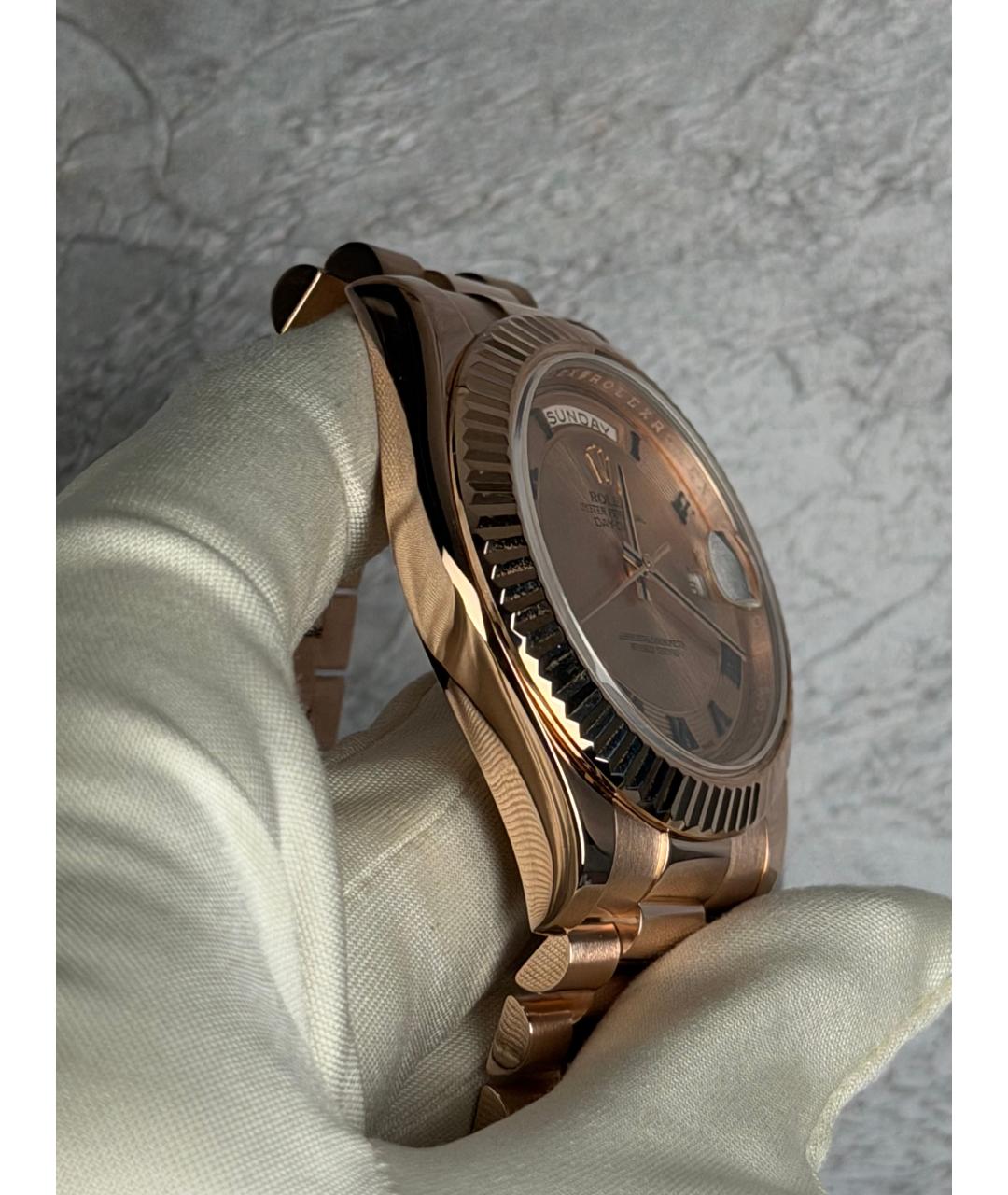 ROLEX Золотые часы из розового золота, фото 5
