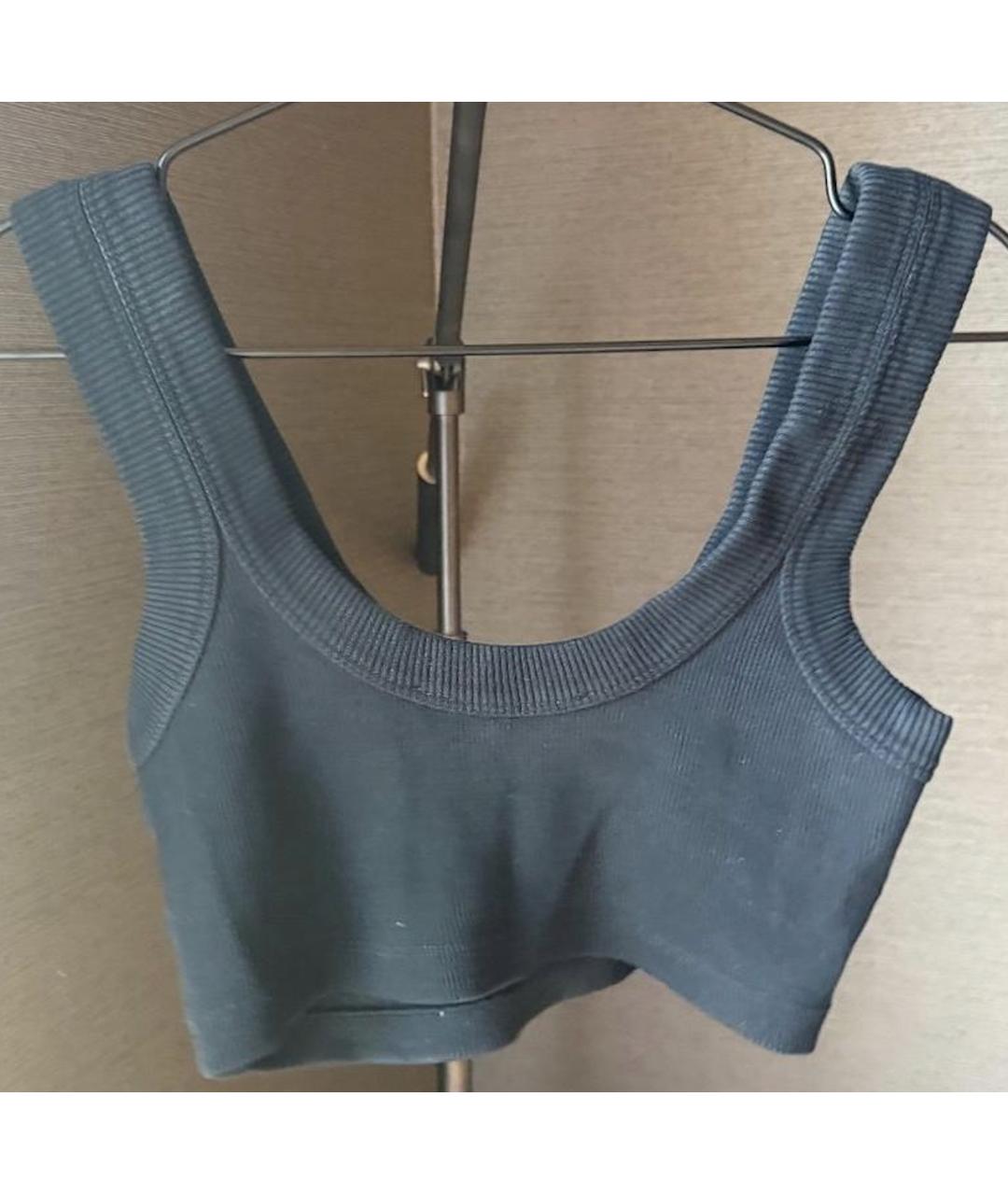 T BY ALEXANDER WANG Черная майка, фото 2