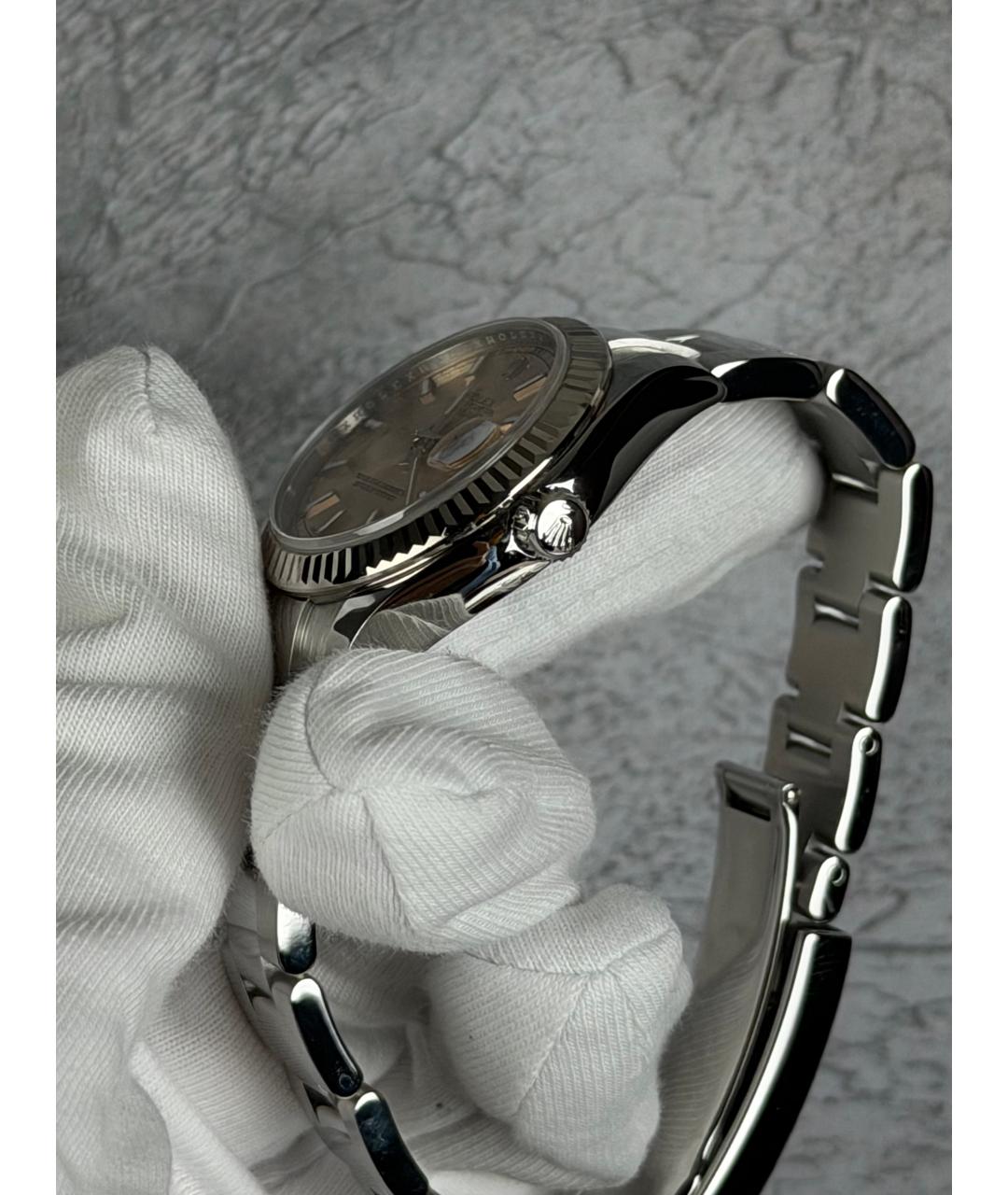 ROLEX Розовые часы, фото 4