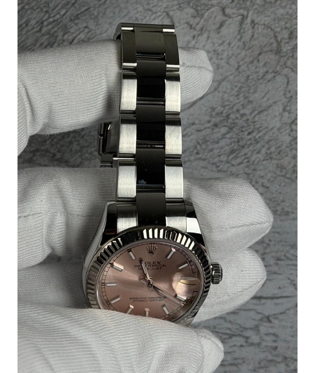 ROLEX Розовые часы, фото 7