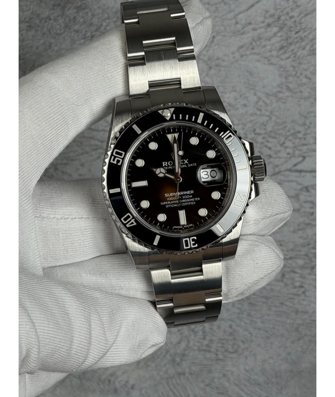 ROLEX Черные часы, фото 2