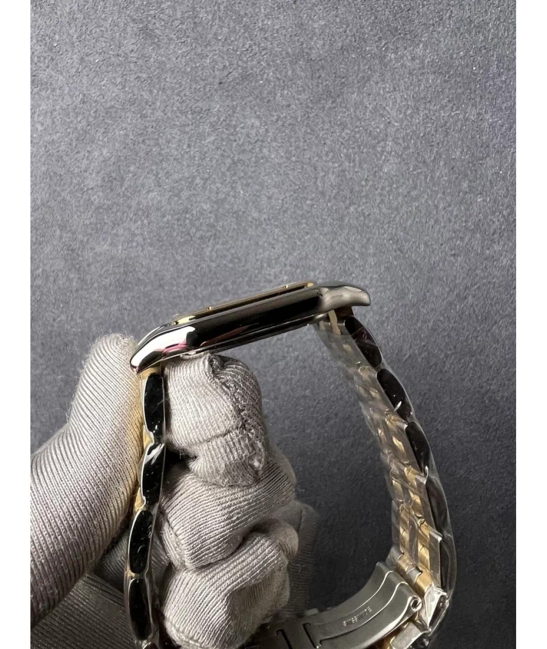 CARTIER Белые часы из желтого золота, фото 5